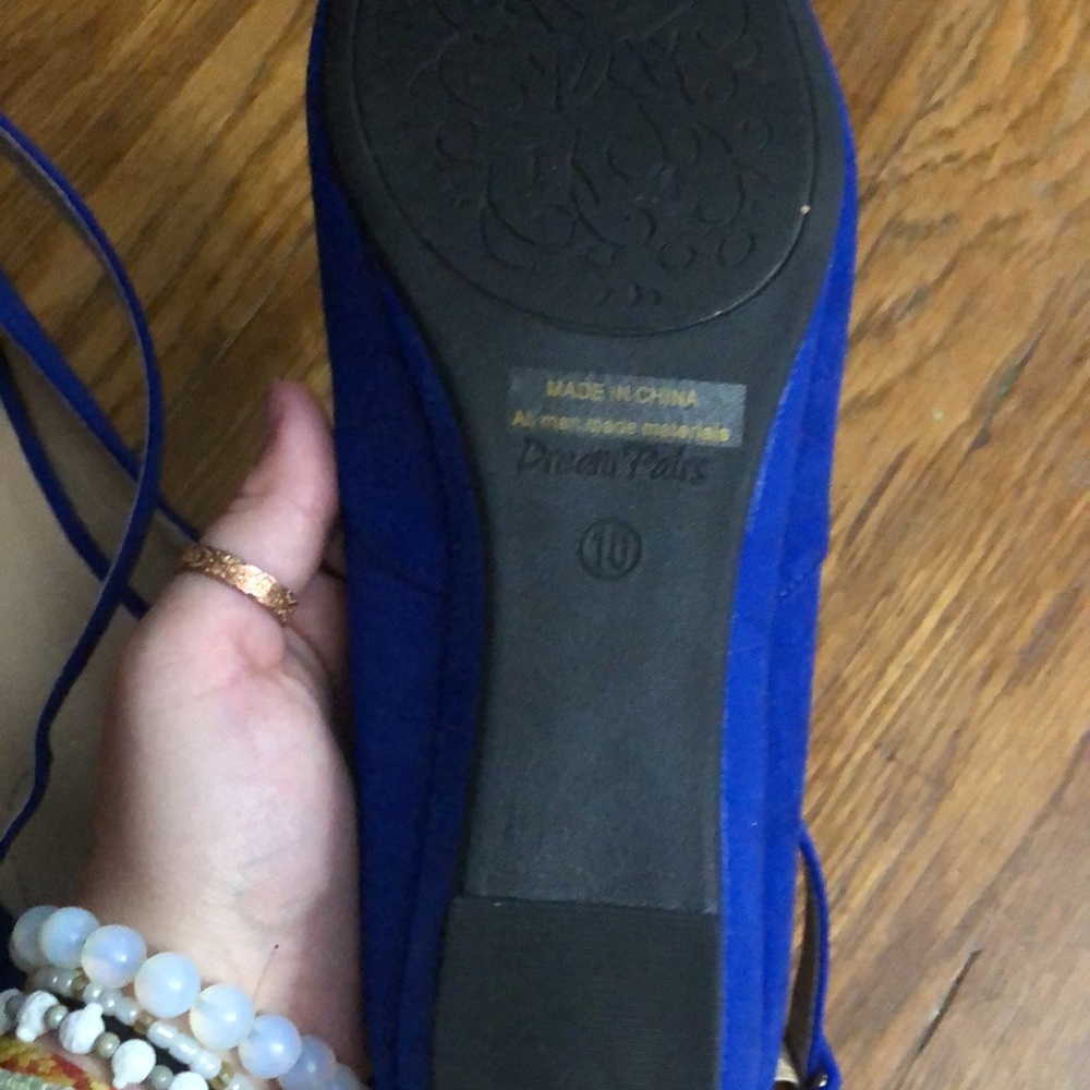 Dream Pairs Blue Wedges - Picture 4 of 4